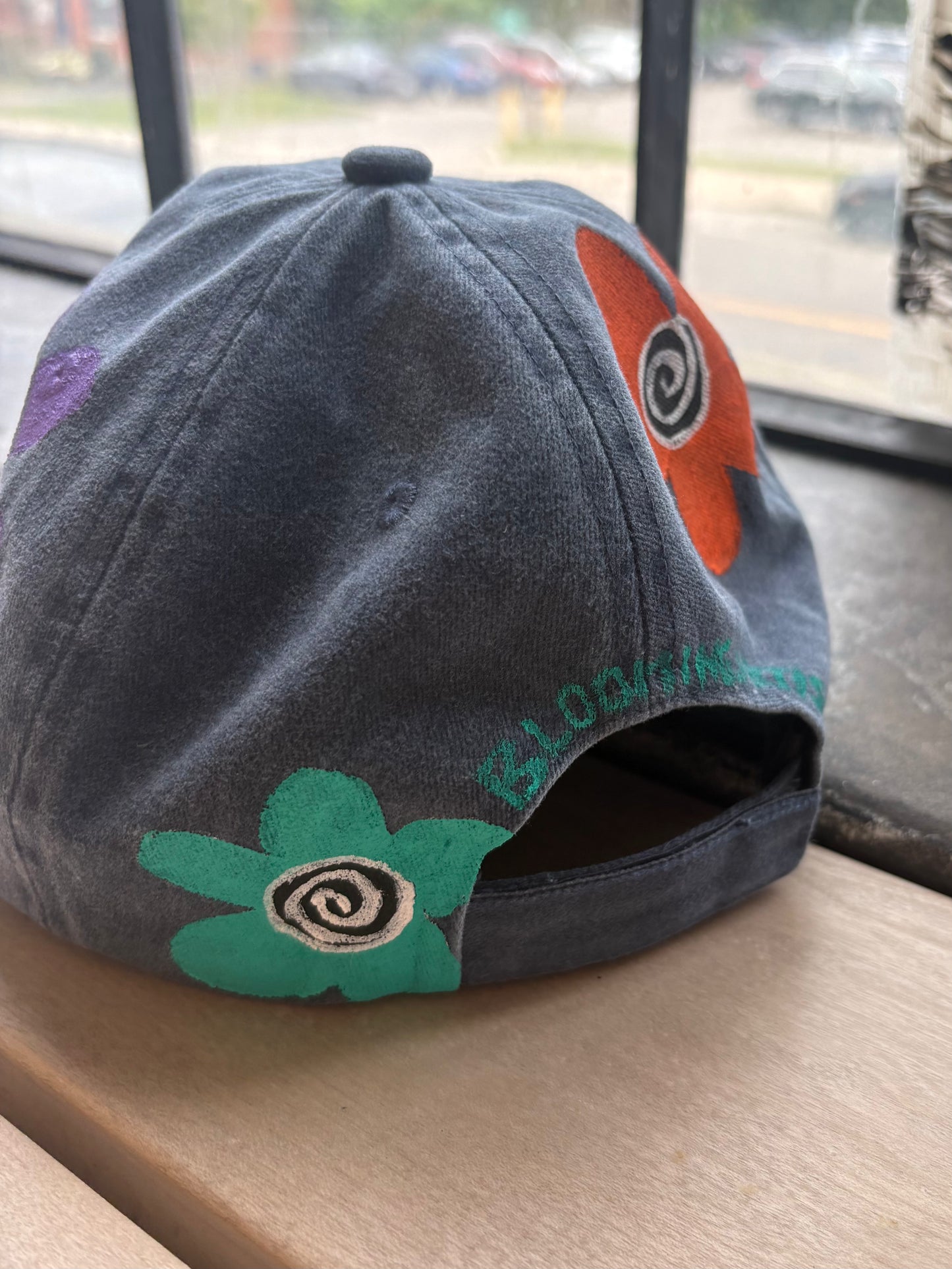 Blooming Artistry Hand Painted Hat