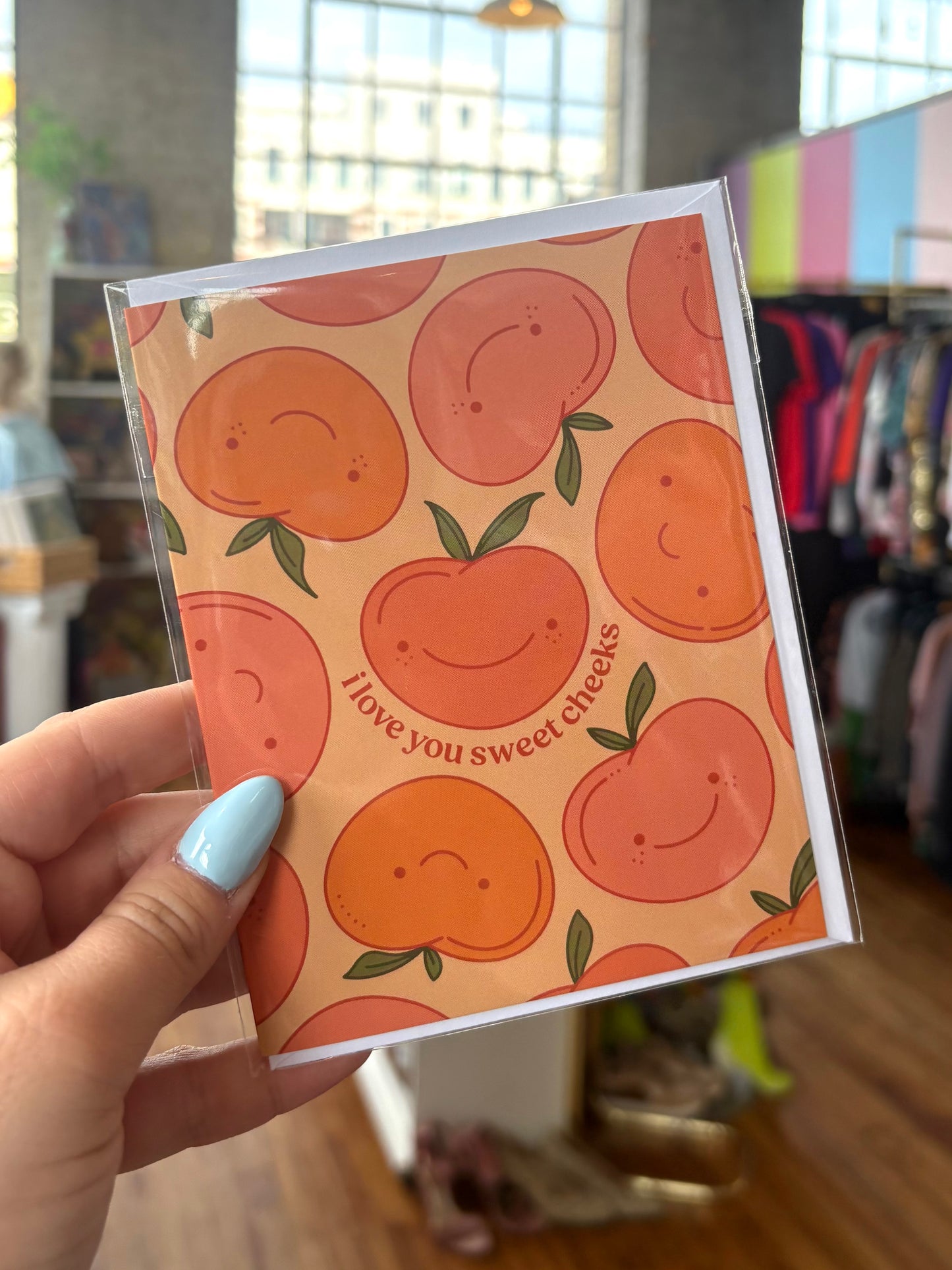 Greeting Card - Love You Sweet Cheeks