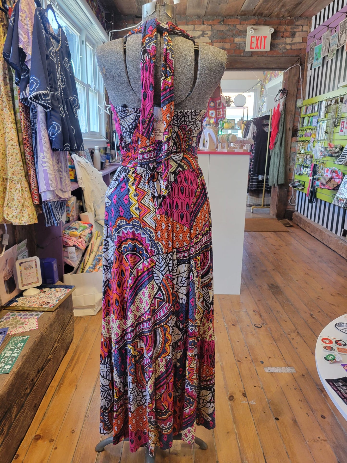 NWT Maeve Cynthia Halter Maxi Dress by Anthropologie - size Small