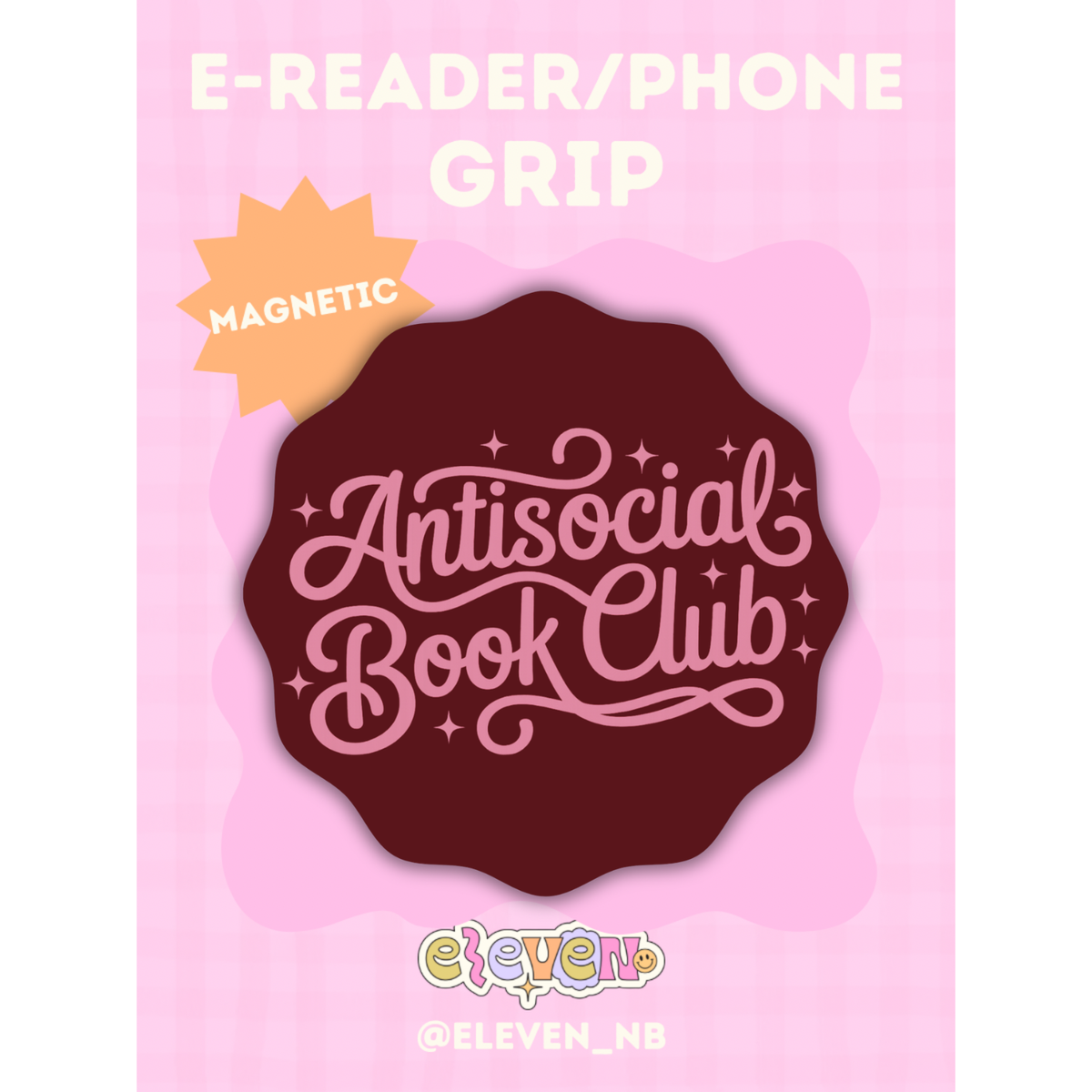 Antisocial Book Club MagSafe Grip
