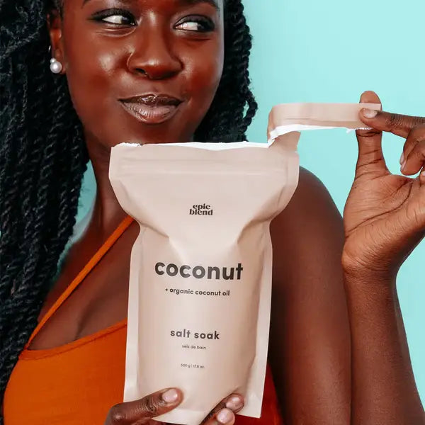 Coconut Bath Salts Soak Vegan