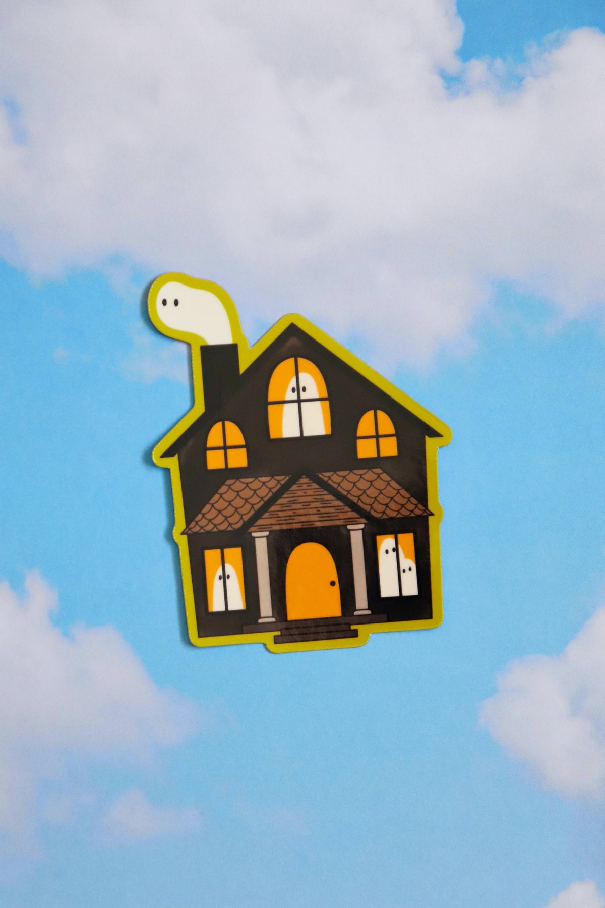 Haunted House | Glossy Waterproof Vinyl Sticker