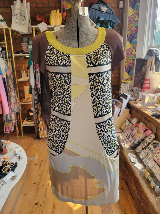 Emilio Pucci Graphic Mini Dress