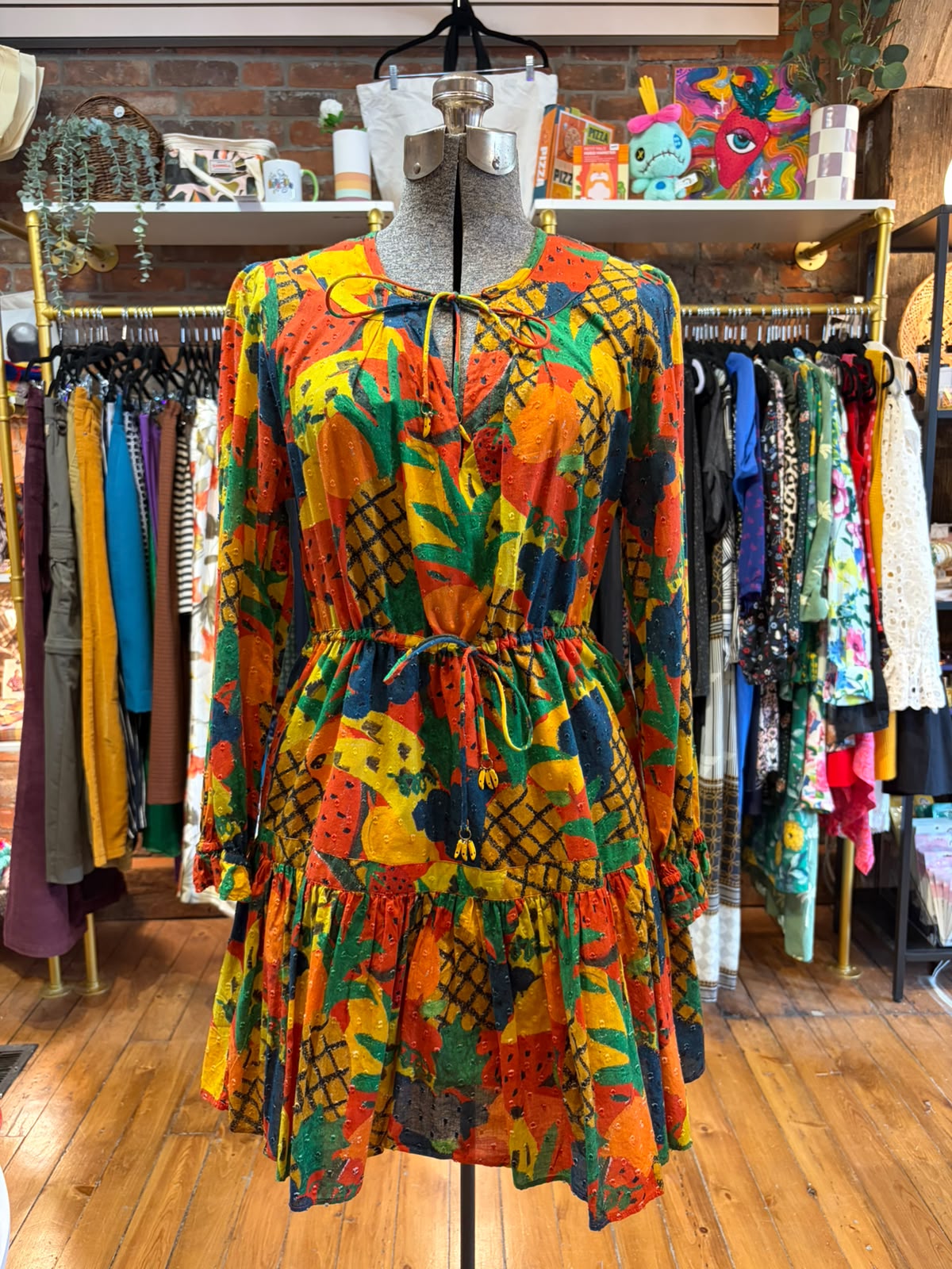 Robe courte en plumetis imprimé Farm Rio