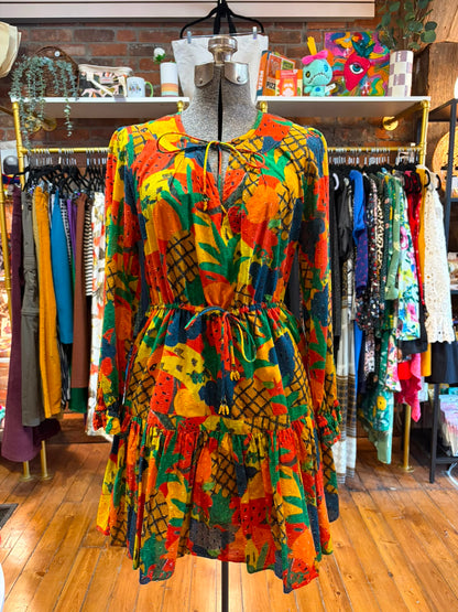 Robe courte en plumetis imprimé Farm Rio