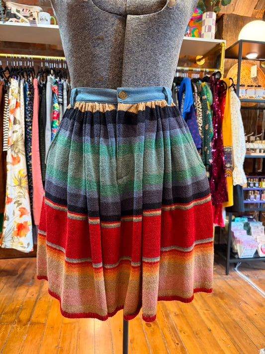 Opening Ceremony Rainbow Knit skirt - Size Large (fits small)