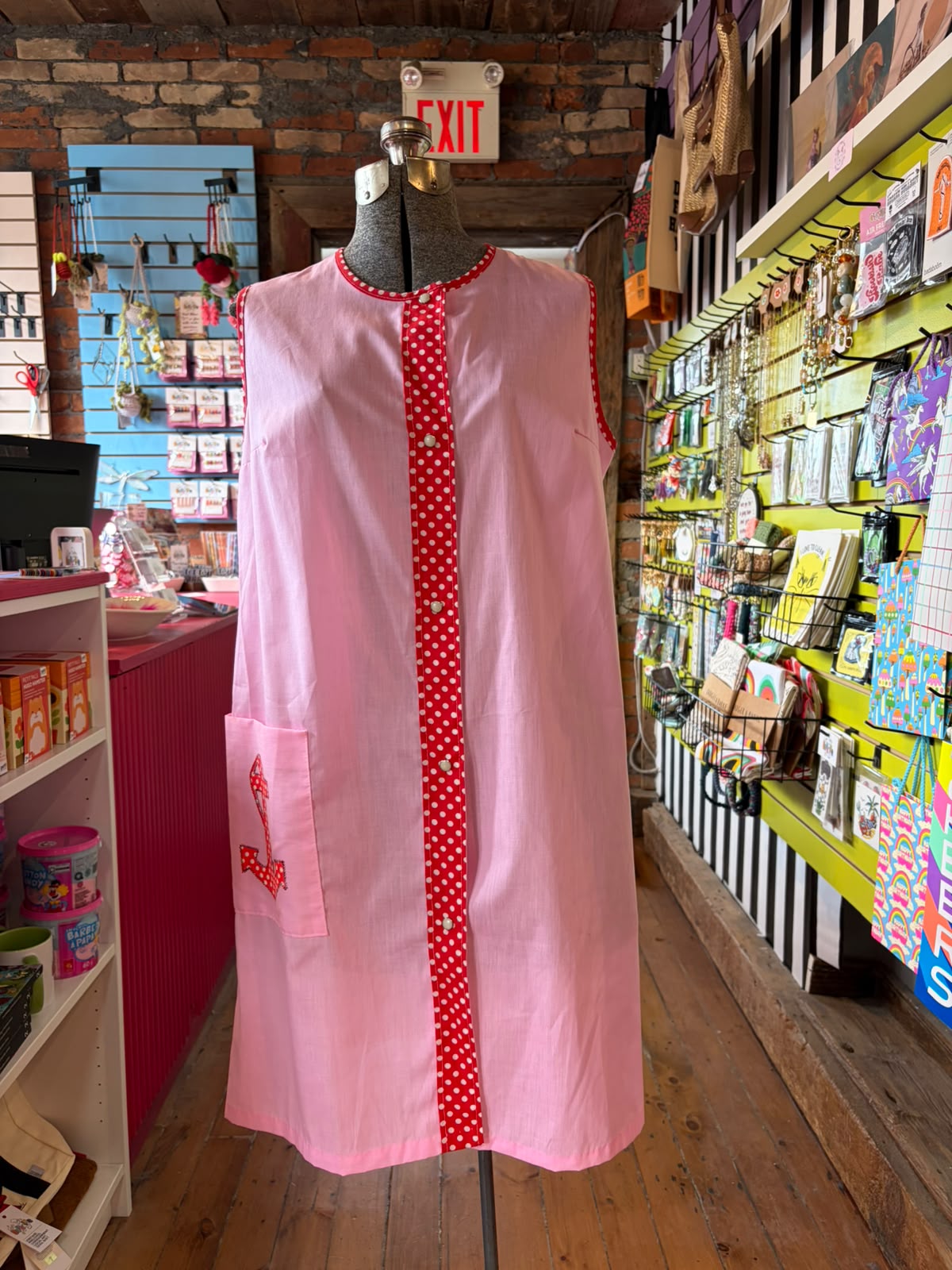 Vintage 1960's Julie Girl cotton day dress - Medium/Large