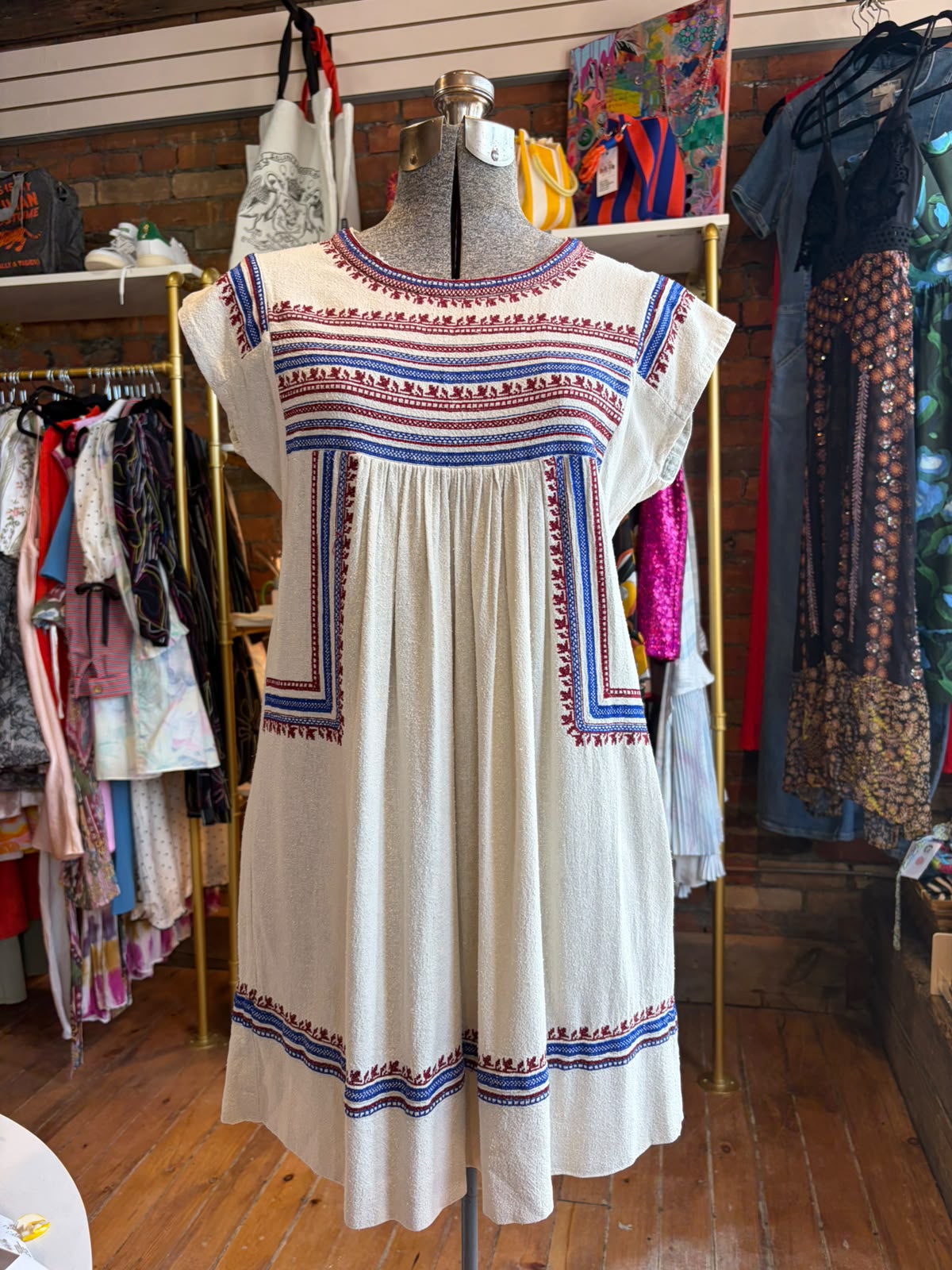 Isabel Marant "Etoile" Demna embroidered dress - Extra Small