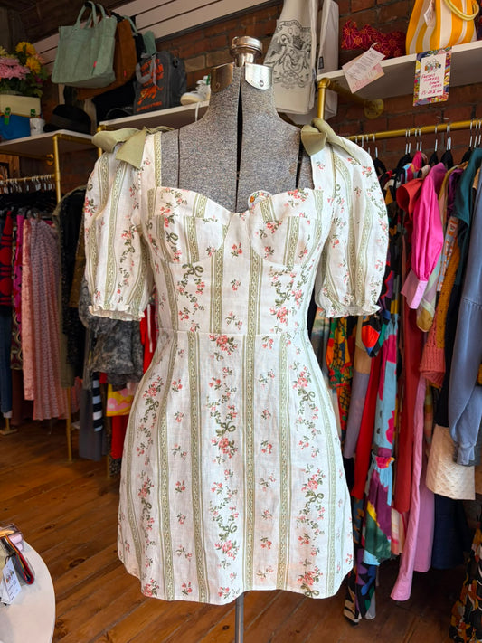 Reformation Spring Linen "Heath" dress - Size 2 Ladies US