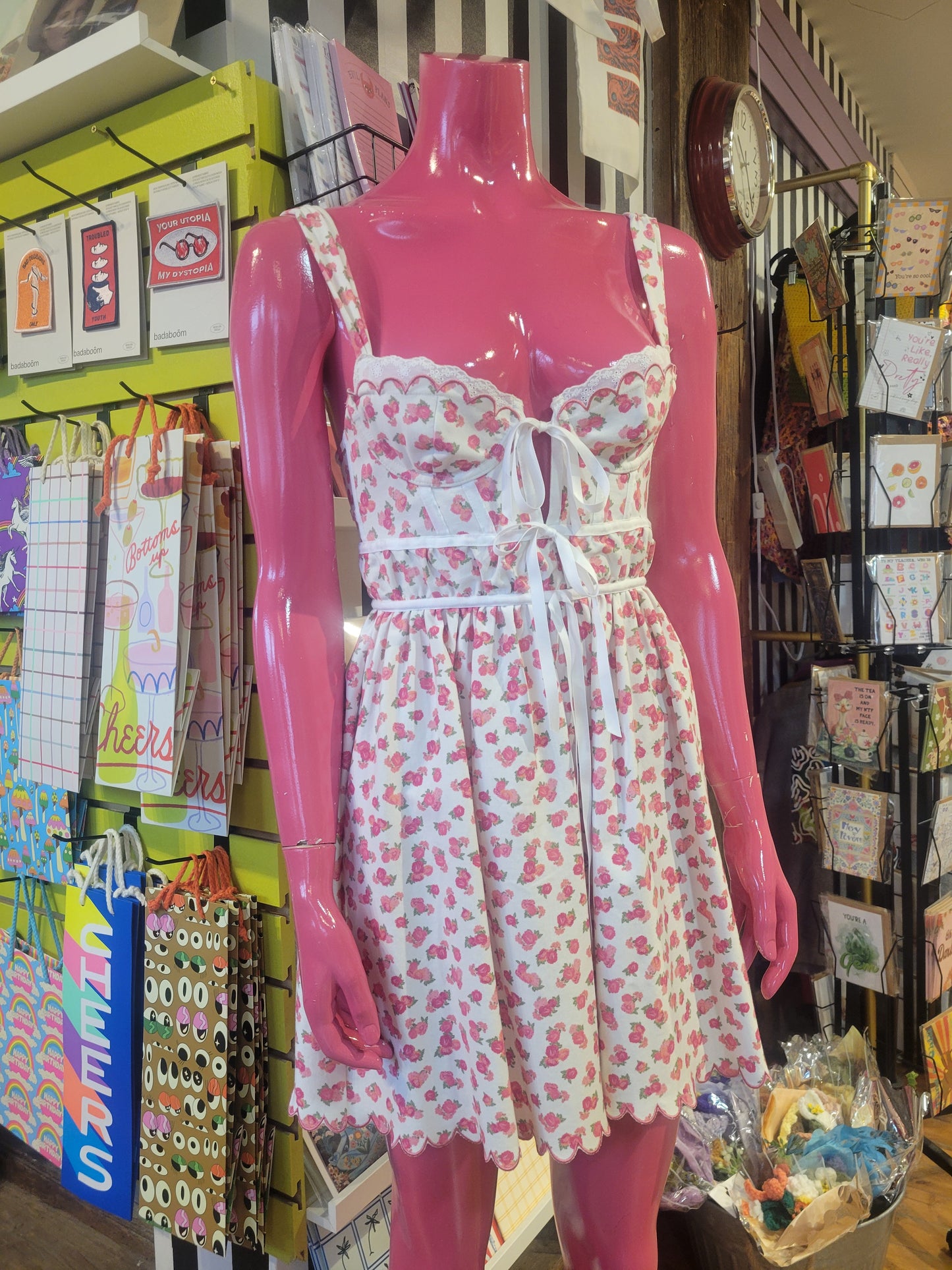 Mini-robe corset Baby Blooms For Love & Lemons x Victoria's Secret - Très petit