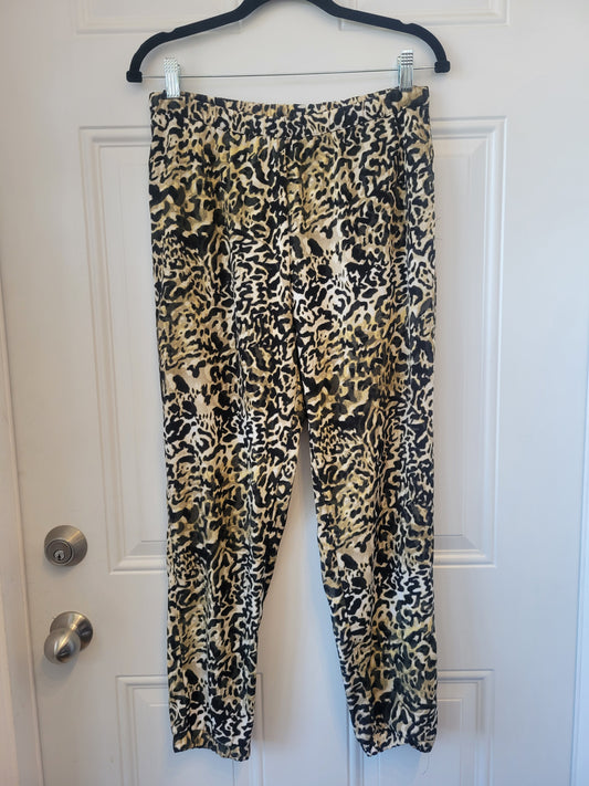 Mossimo leopard print jogger-style pants - Small