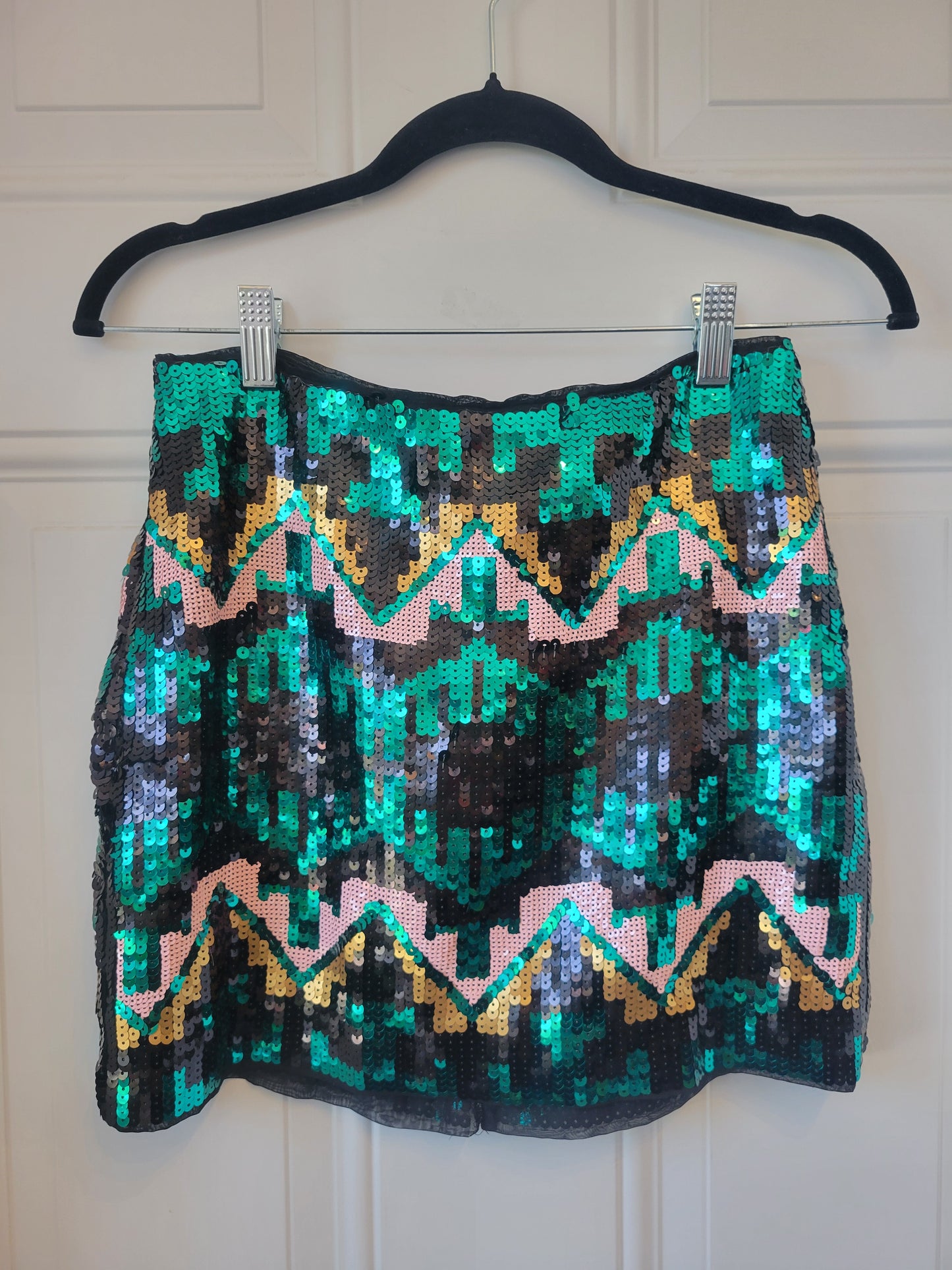 H&M Divided sequined mini skirt - size 4