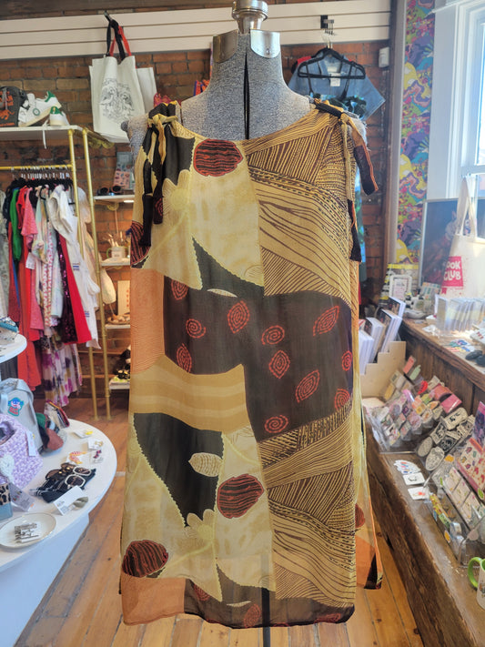 Robe sans manches Style de Paris vintage fin des années 1980 – taille M