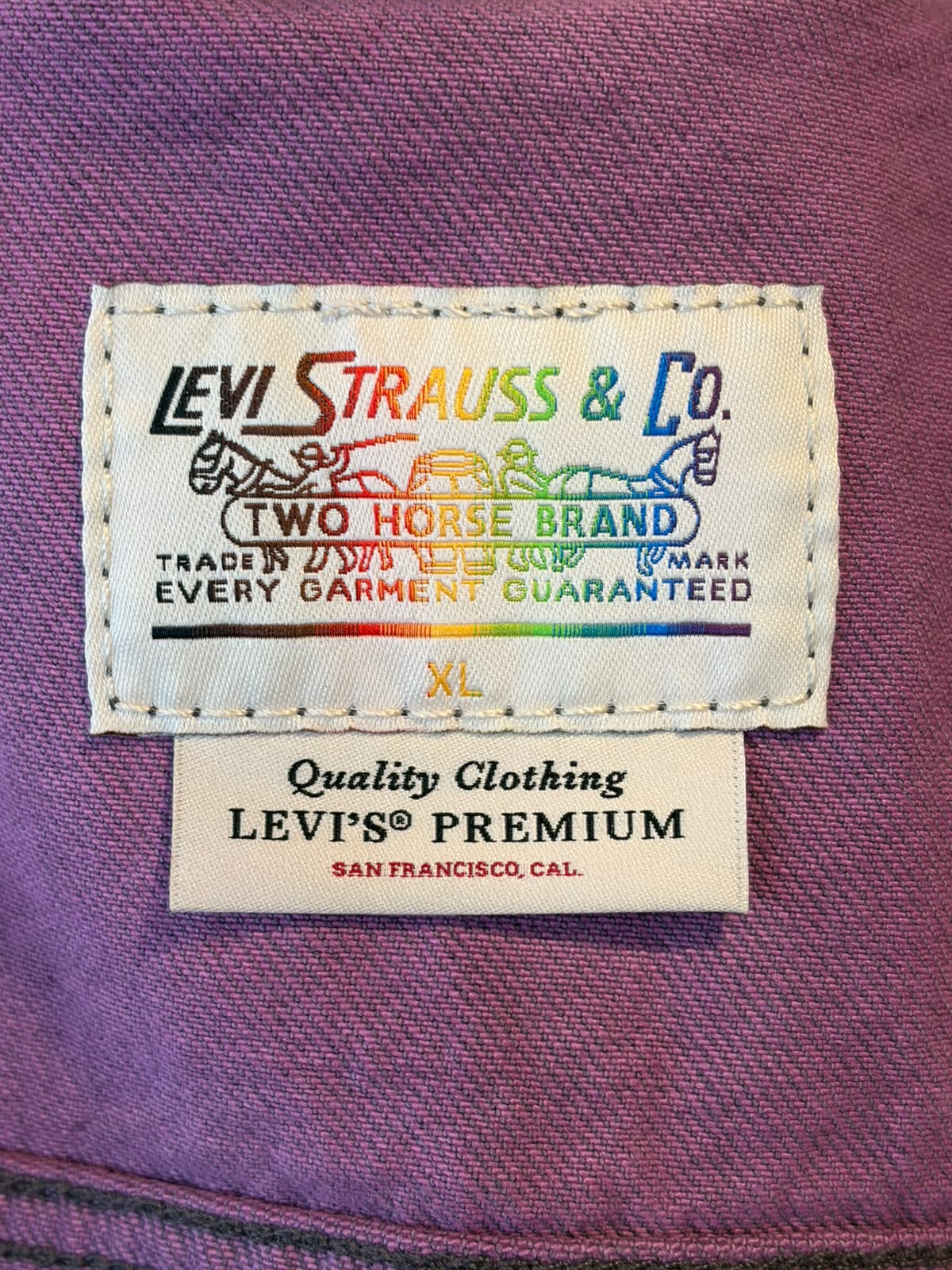 NWT Levis Pride Liberation Trucker vest - size extra large