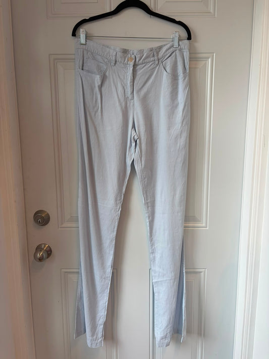 Armani light blue trousers - size 8