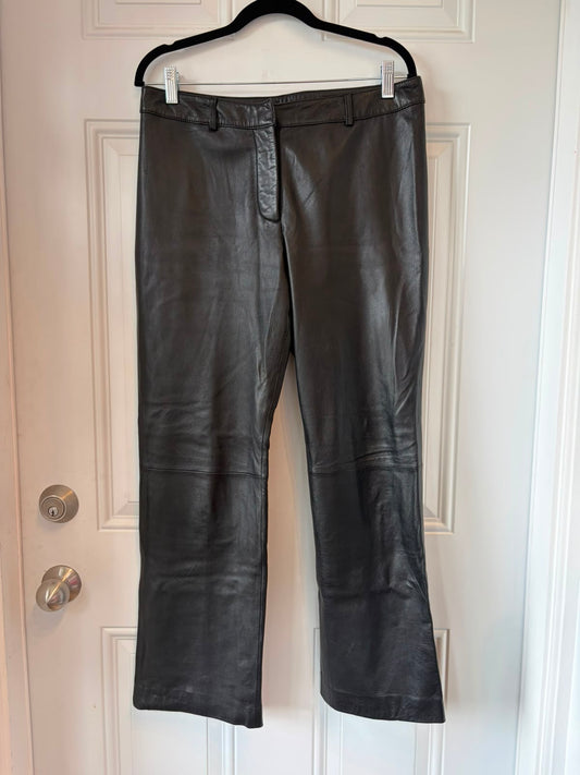 Vintage Y2K 111 State black leather pants - size 10