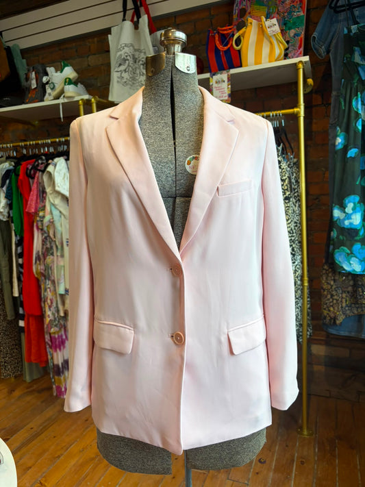 Babaton Light Pink Agency Blazer - size extra small