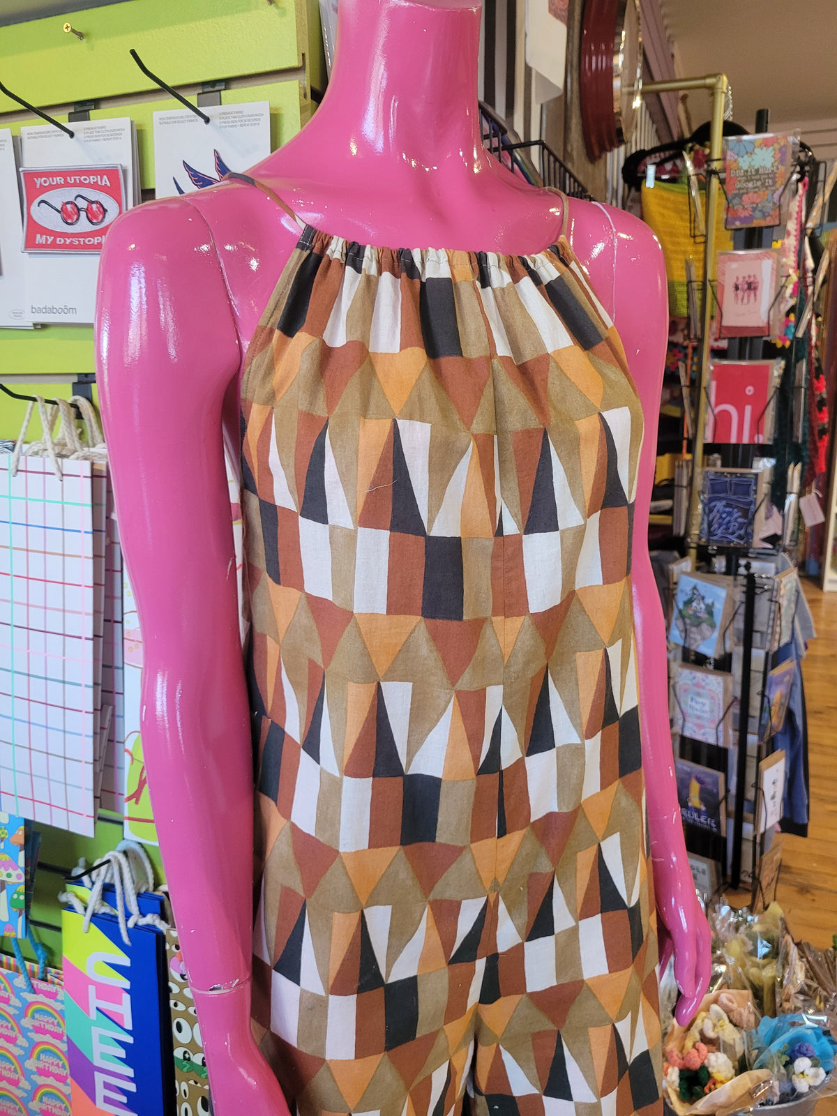 Carolina K Geometric Jumpsuit - size Small