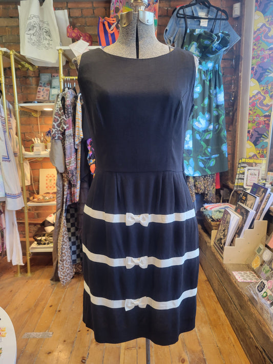 Robe de cocktail noire vintage des années 60 par Lanz Originals – taille M