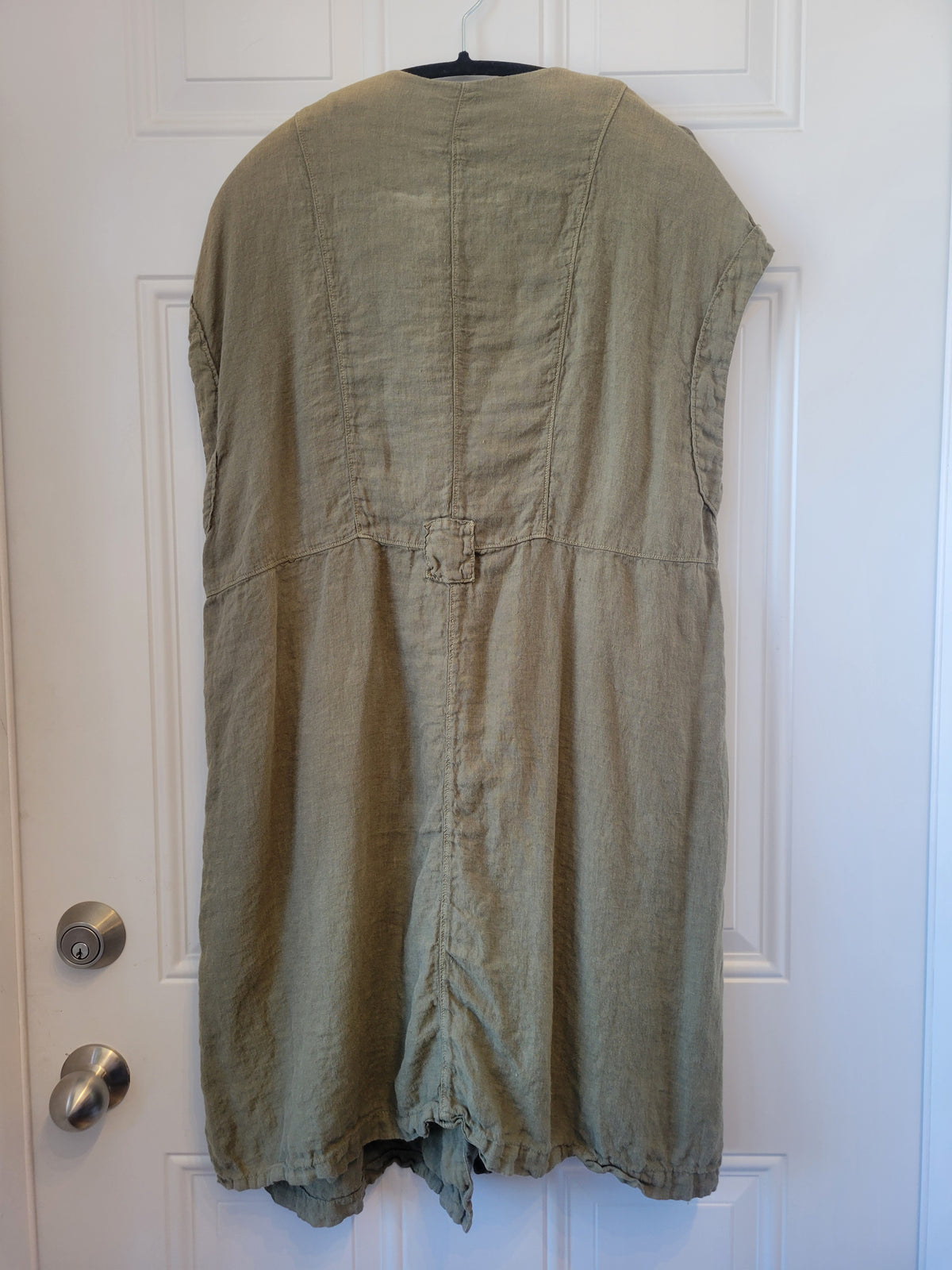 Olive Green Zara Linen romper - size Medium