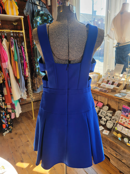 BCBGMAXAZRIA Royal Blue Harlie Cutout dress - size 10