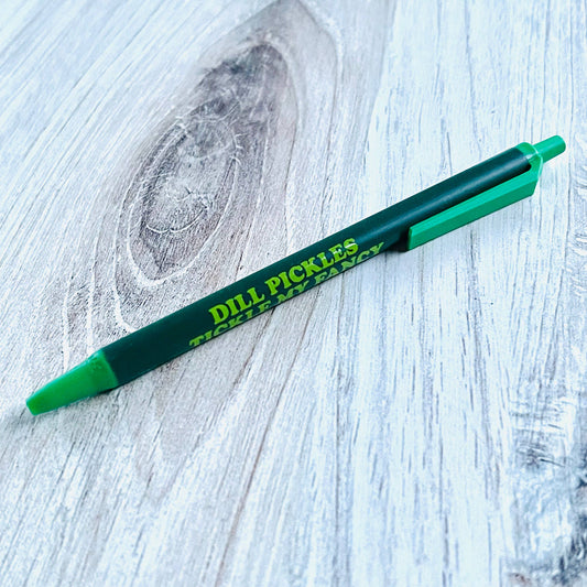 Dill Pickles Tickle My Fancy - Bic Clic Stic Pen