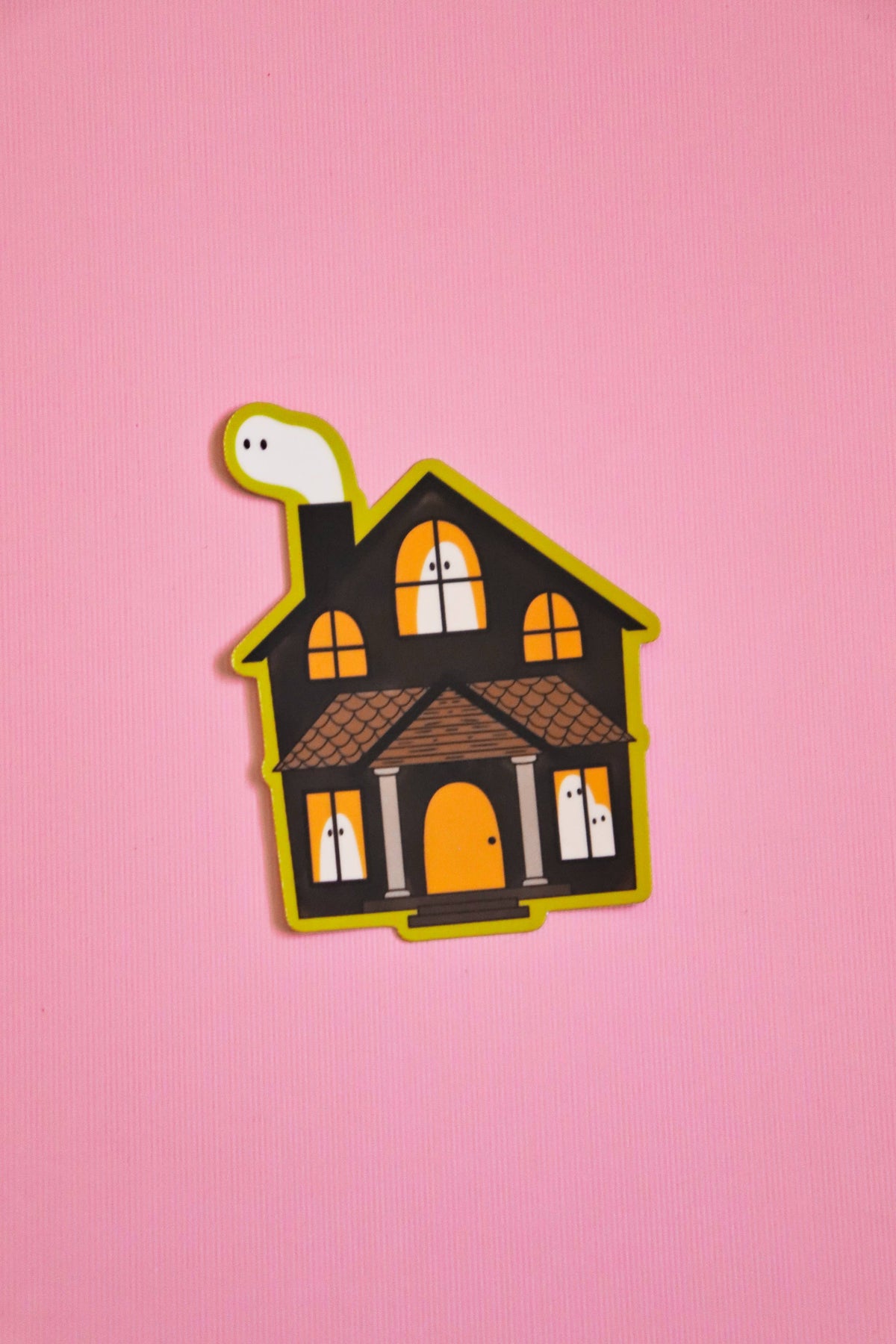 Haunted House | Glossy Waterproof Vinyl Sticker