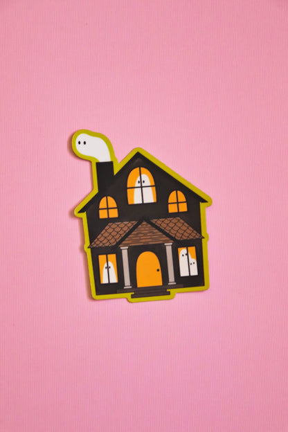 Haunted House | Glossy Waterproof Vinyl Sticker