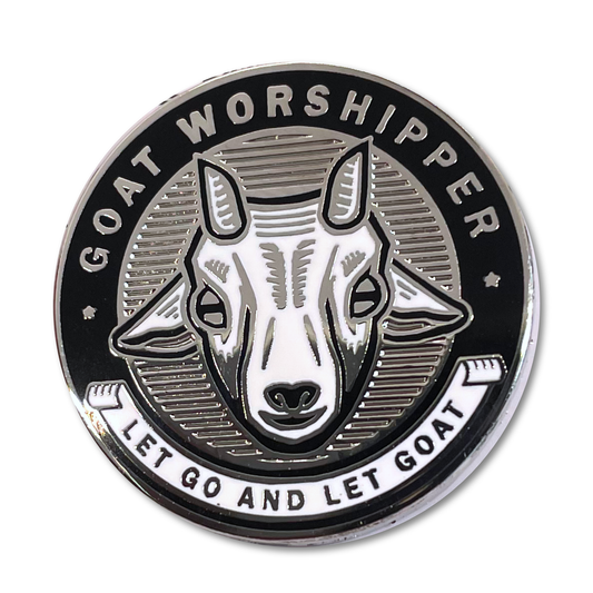 "Goat Worshipper" Enamel Pin