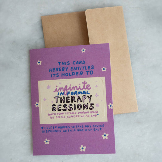 Infinite Therapy - Punch-Out Novelty Card