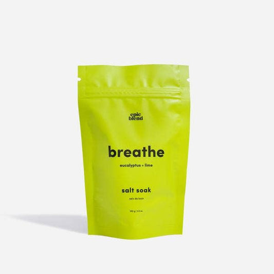 Sels de bain Breathe Soak Végétalien