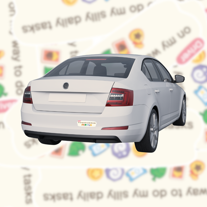Animal Crossing - My Silly Daily Tasks - Bumper Sticker