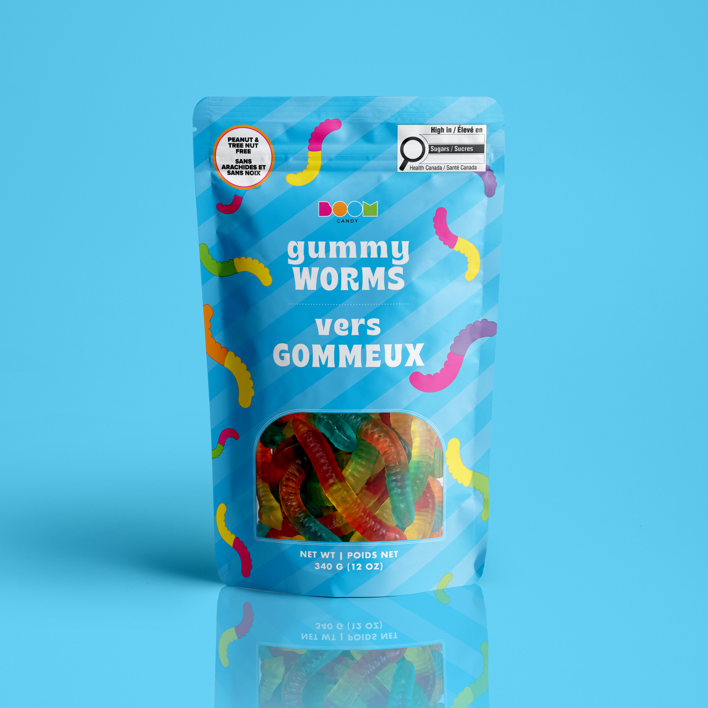 Gummy Worm Candy Bag: Classic Fruity Chewy Sweets