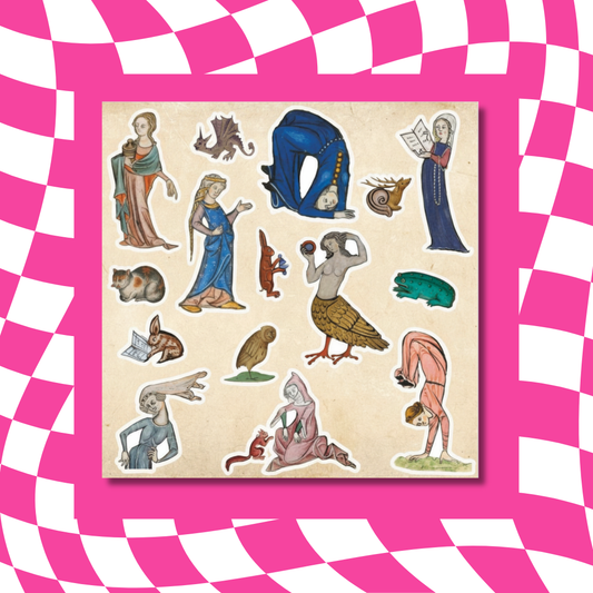 Medieval Baddies - Sticker Sheet