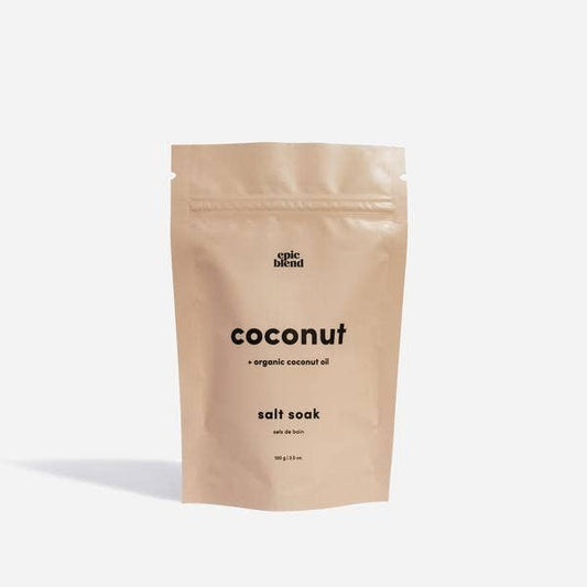 Bain moussant végétalien aux sels de noix de coco
