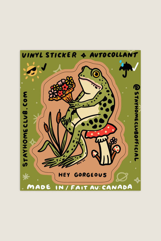 Hey Gorgeous Sticker | Waterproof Vinyl Sticker