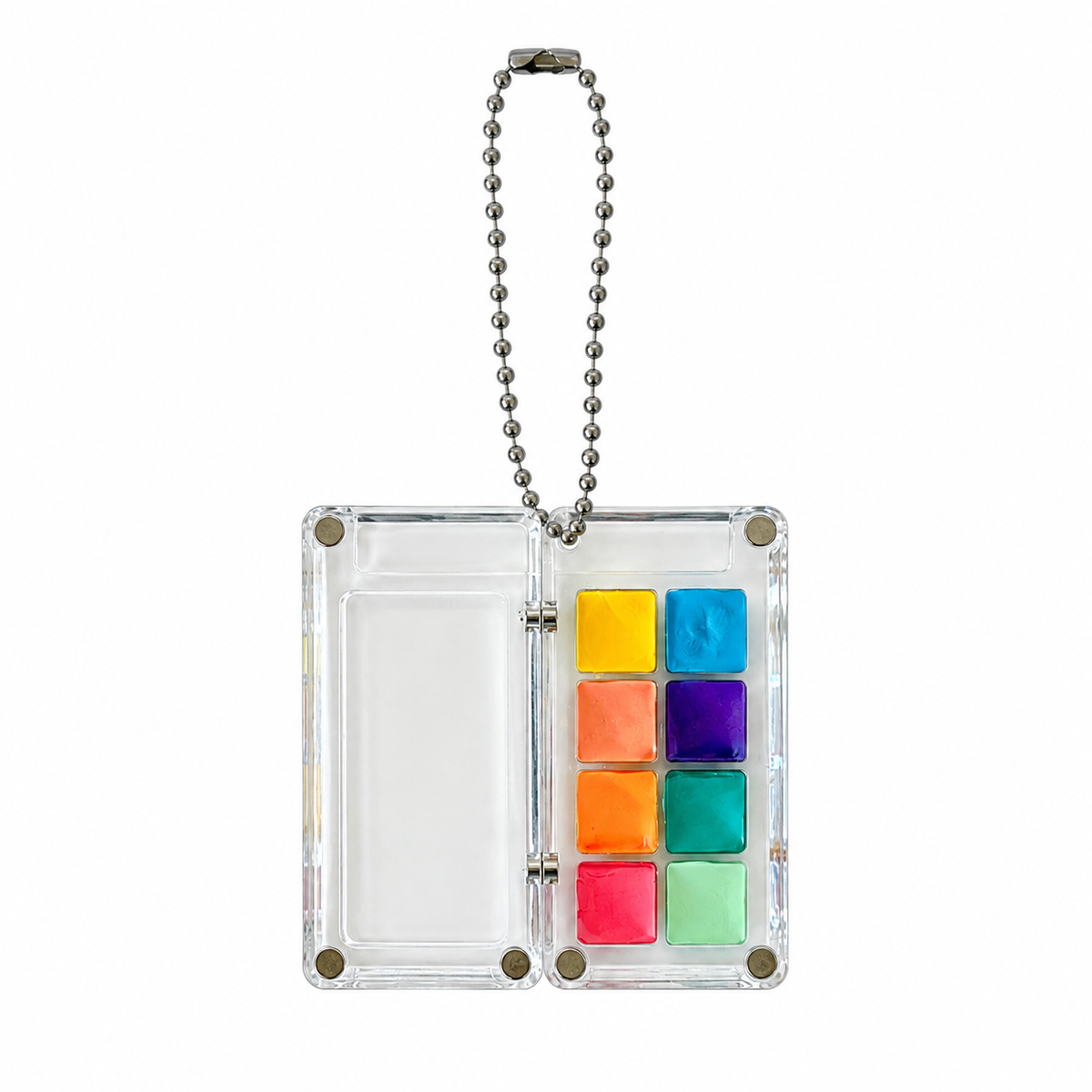 Portable Mini High Pigment Watercolor Paints Keychain (8 colors) - Macaron