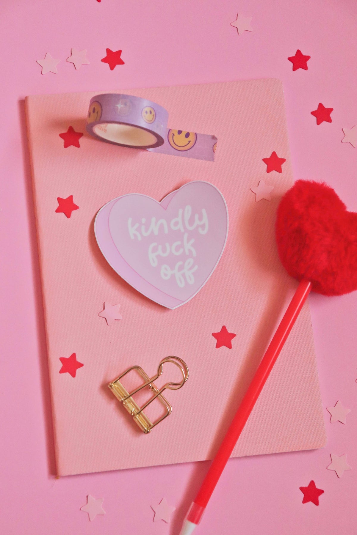 Kindly Fuck Off | Glossy Waterproof Vinyl Sticker