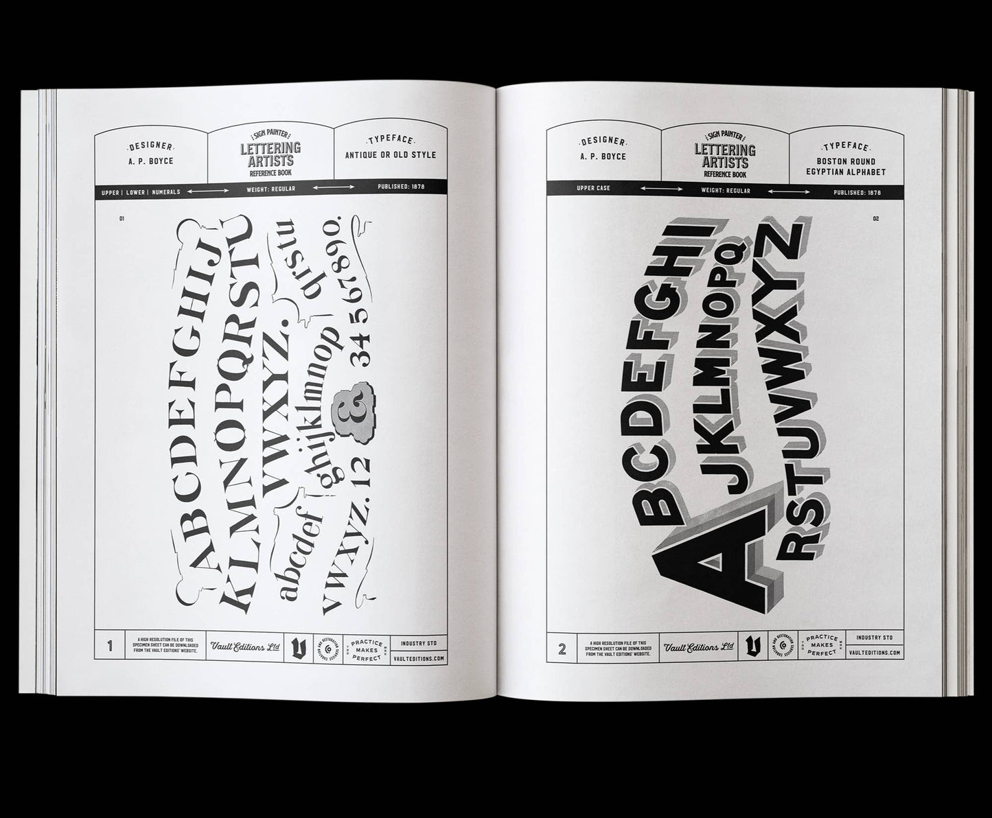 Vault Editions: Sign Painter & Lettering Artist Reference Book