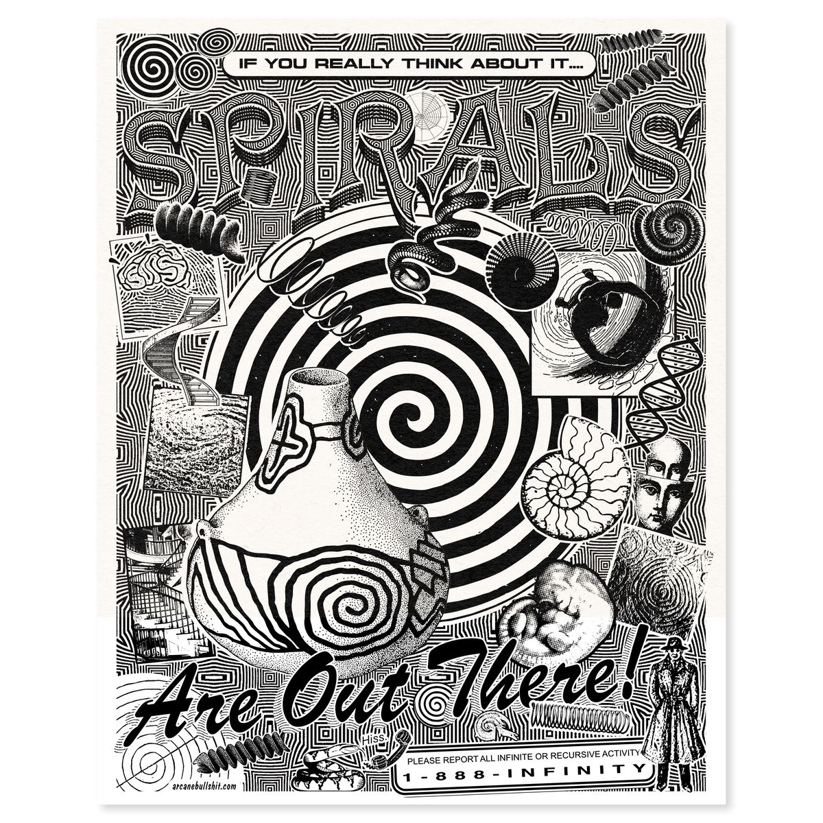 SPIRALS 8"x10" Poster