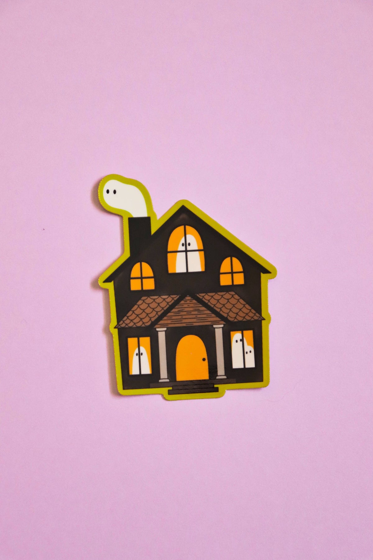 Haunted House | Glossy Waterproof Vinyl Sticker