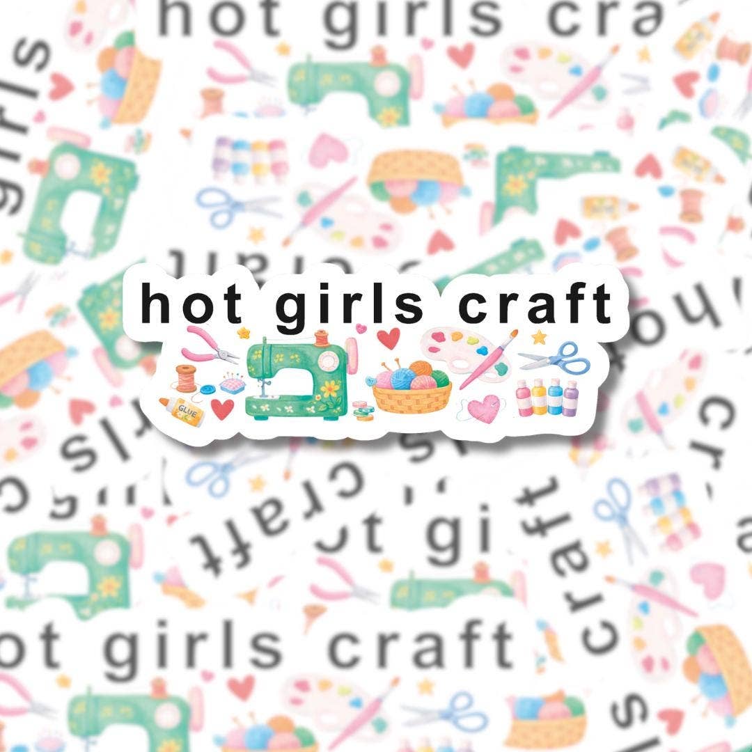 Hot Girls Craft - Sticker