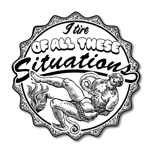"Situations" Die-Cut Vinyl Sticker
