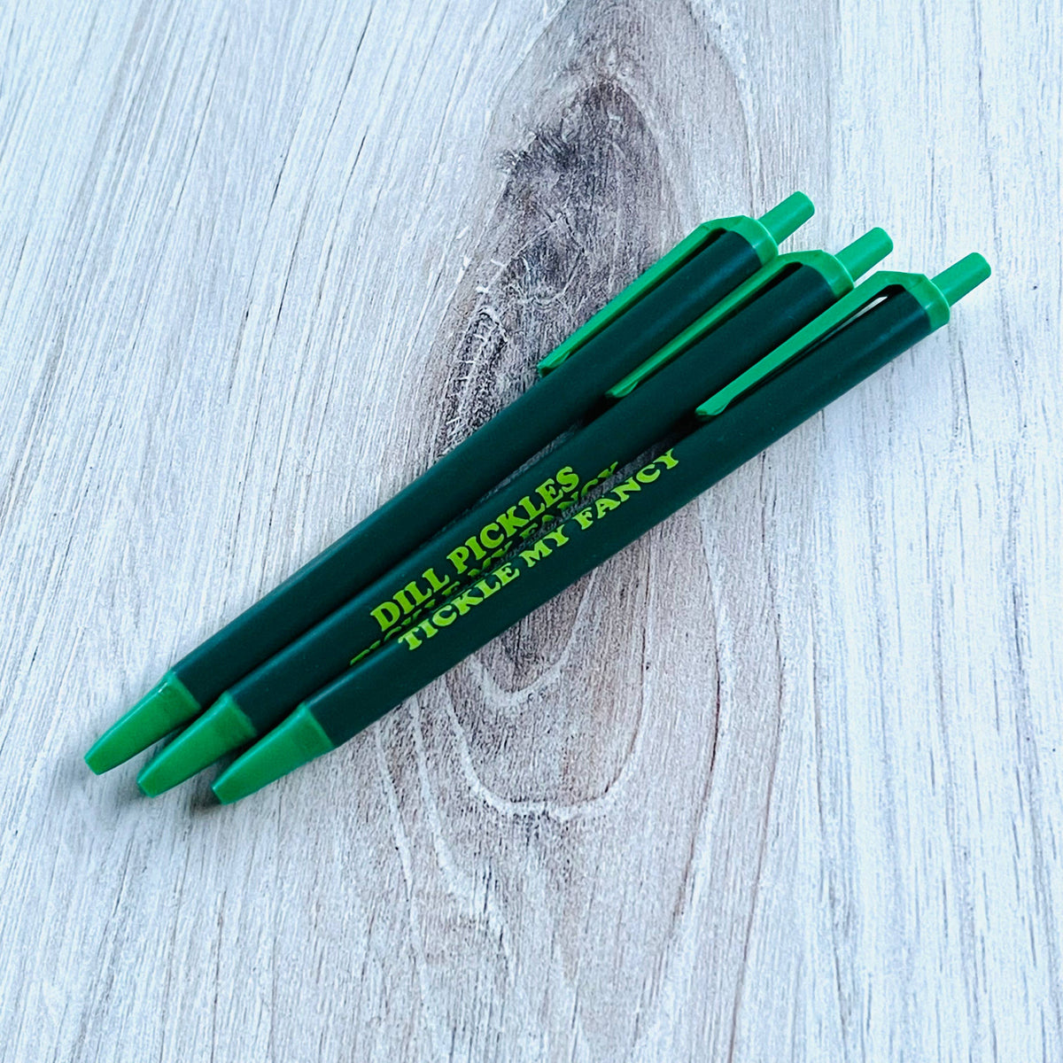 Dill Pickles Tickle My Fancy - Bic Clic Stic Pen