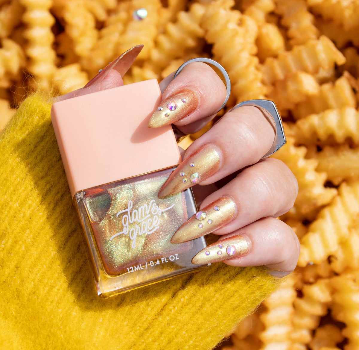 Non-Toxic Nail Polish - Honey Mustard