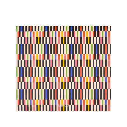 Desk Notepad, Mid Century Stripe