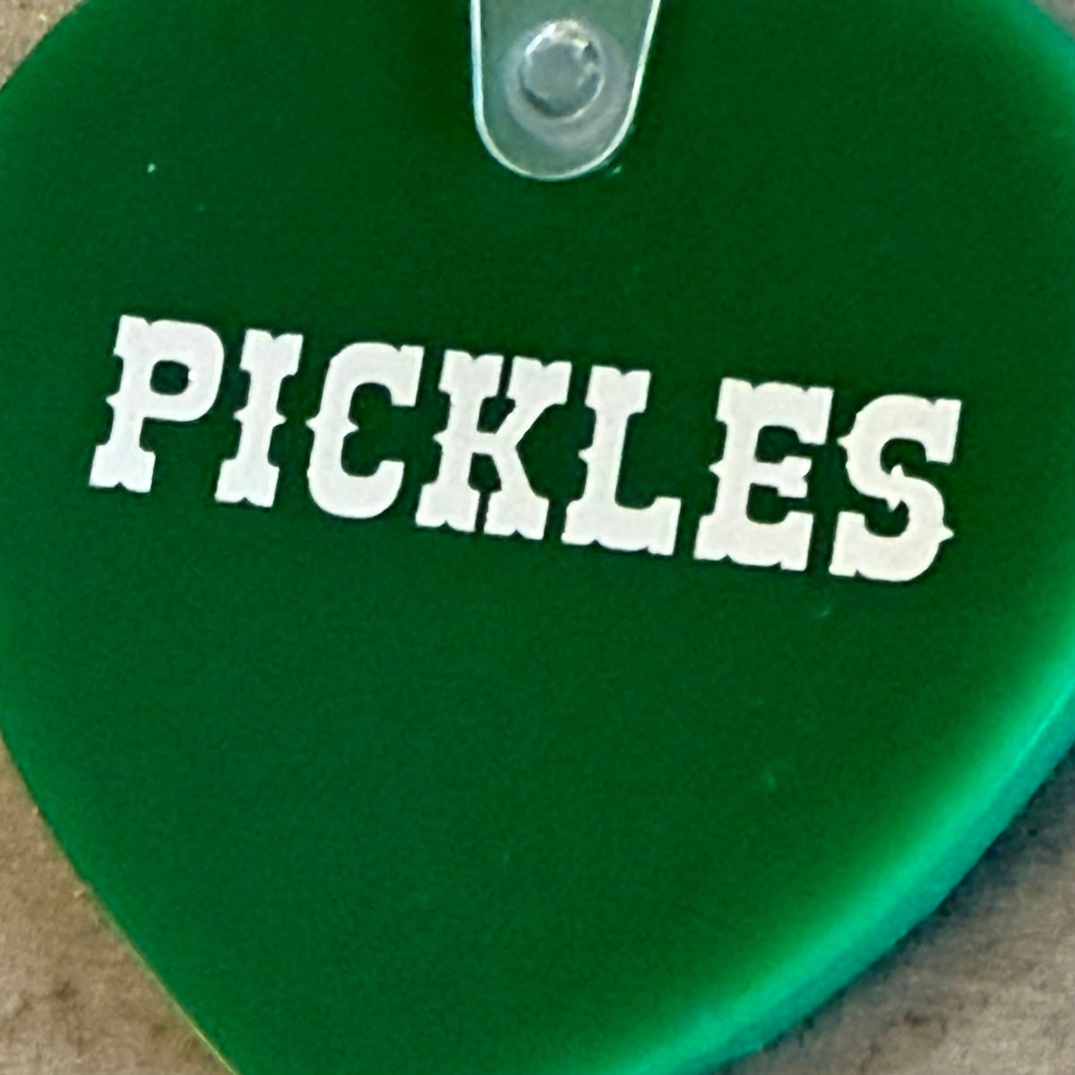 Pickles Heart Keychain