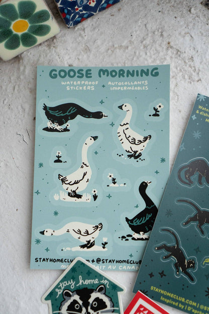 Goose Morning Sticker Sheet