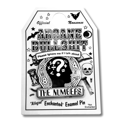 "The Numbers" Enamel Pin