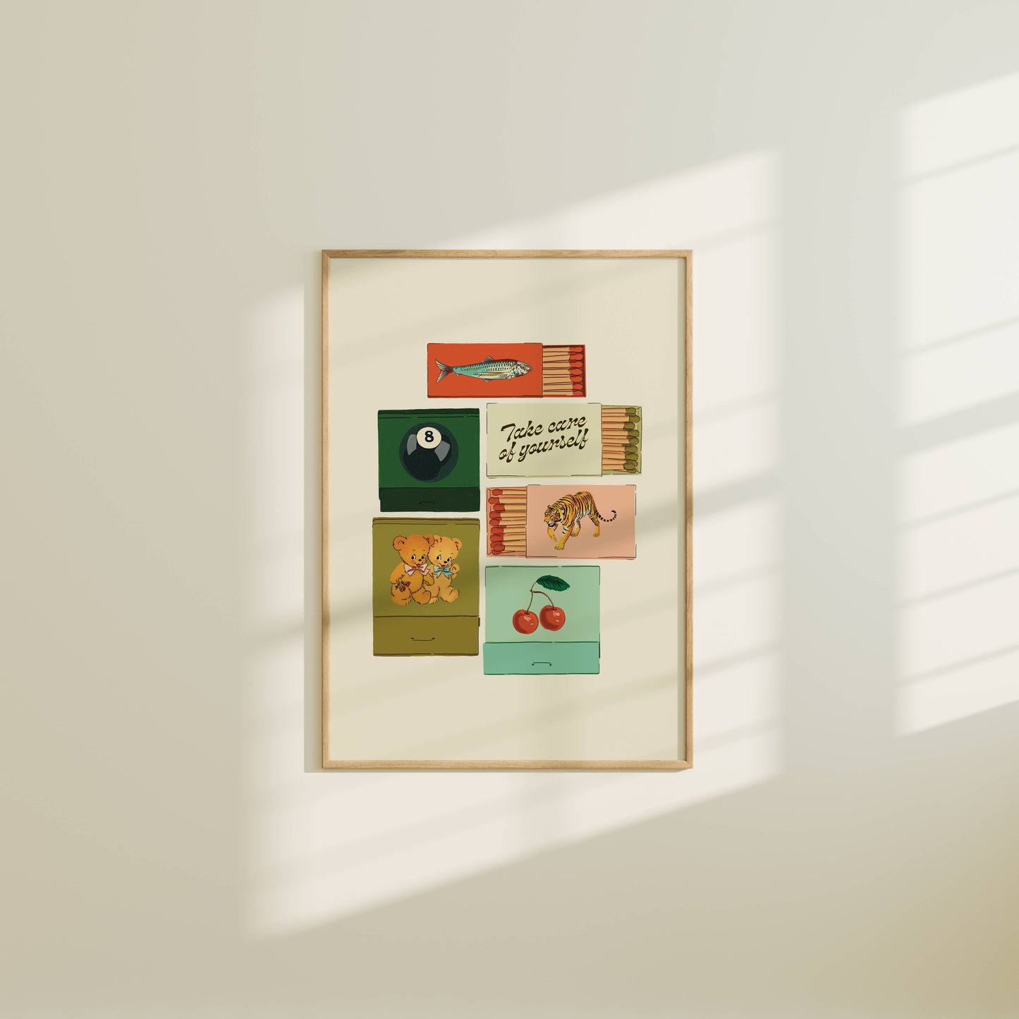 Vintage Inspired Matchbook Print 5x7